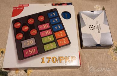 FICHES  DAL NEGRO DA 170 PZ  + 2 mazzi di carte 