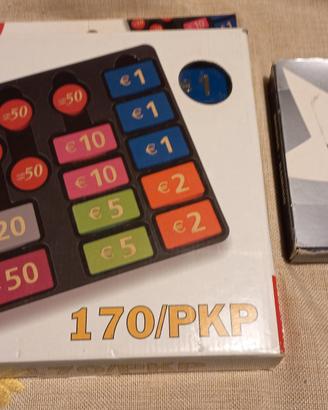 FICHES  DAL NEGRO DA 170 PZ  + 2 mazzi di carte 