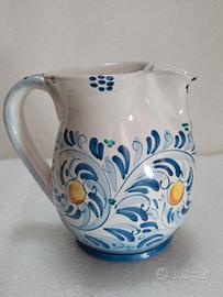 Brocca in ceramica vintage di Caltagirone (