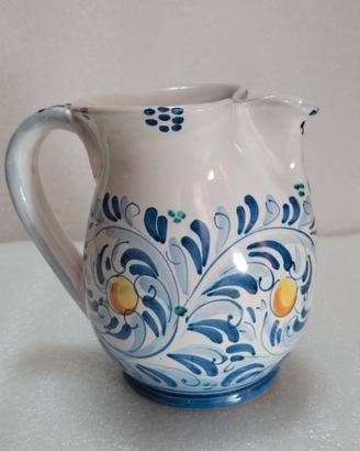 Brocca in ceramica vintage di Caltagirone (