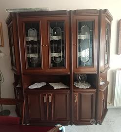 Mobile soggiorno in legno noce