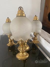 Lampadari ottone