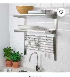 KUNGSFORS Binario c ripiano/griglia da parete,