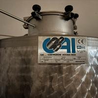 Serbatoio inox 10 hl