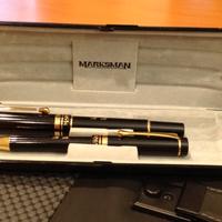 Set di penne vintage Marksman con custodia