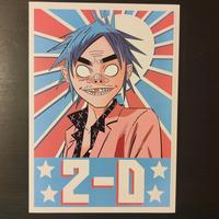 Poster "Gorillaz 2-D"