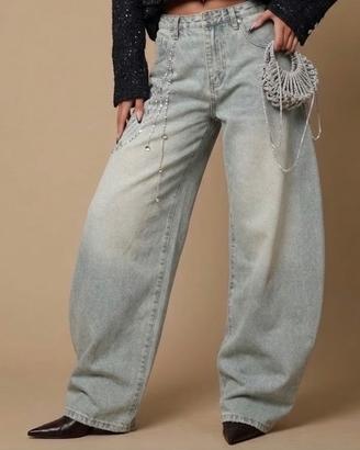Jeans Baggy Wide Leg Starlight