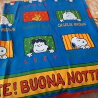 copriletto Snoopy in cotone letto singolo 