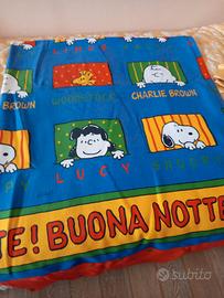 copriletto Snoopy in cotone letto singolo 