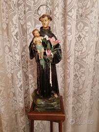 Statua in Cartapesta Sant'Antonio Abate Fine 800