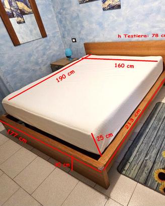 Letto Matrimoniale, Rete, Doghe, Materasso