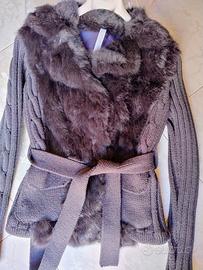 giacca di pelliccia vera