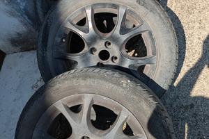 4 cerchi in lega 15 + gomme invernali