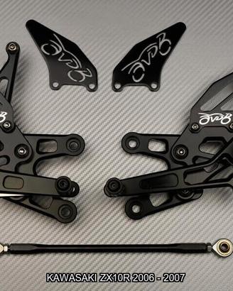 Pedane arretrate KAWASAKI ZX10R 2006 - 2007