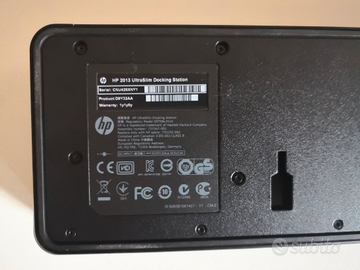 Hp 2013 UltraSlim Docking Station con alimentatore