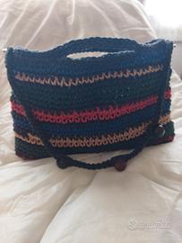 borsa in cordonetto  uncinetto 