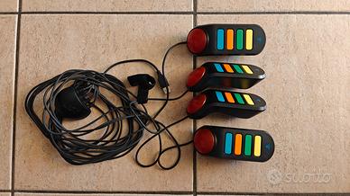 Buzz! PS2 – 4 Buzzer + 4 Giochi Originali