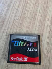 SanDisk compactFlash ultra II 1gb