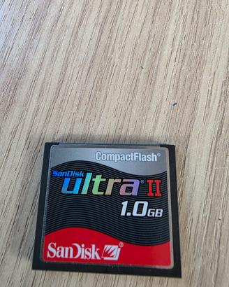 SanDisk compactFlash ultra II 1gb
