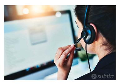 Operatrice telefonica professionista