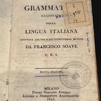 Grammatica ragionata della lingua italiana