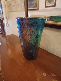 Vaso murano autentico lavorato a mano