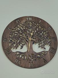 orologio da parete taglio laser 