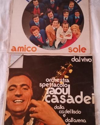 lotto 2 vinili LP33 Giri Raoul Casadei 