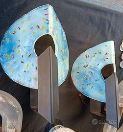 coppia di applique vintage 