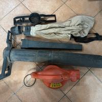 Soffiatore aspiratore elettrico con sacco raccolta