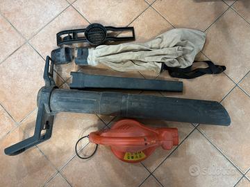 Soffiatore aspiratore elettrico con sacco raccolta