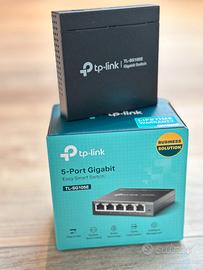 Switch TP-Link TL-SG105E 5 porte Gigabit gestito