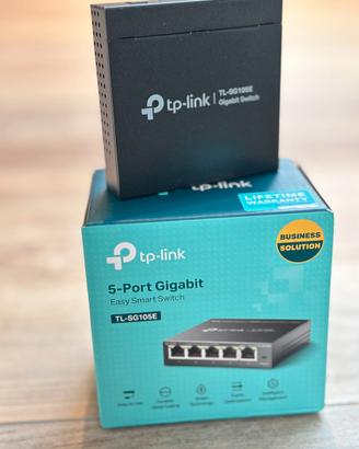 Switch TP-Link TL-SG105E 5 porte Gigabit gestito