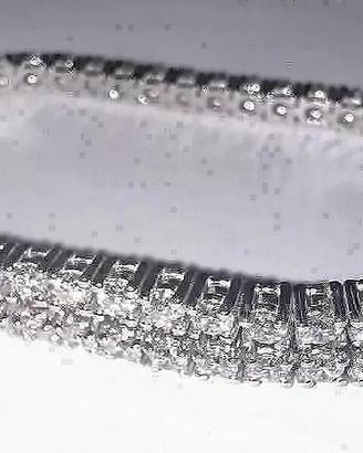 BRACCIALE TENNIS ORO 18kt. DIAMANTI NATURALI 3,00