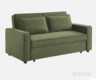 Divano letto velluto a coste nuovo