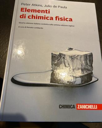 Elementi di chimica fisica ISBN 9788808220684