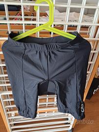 pantaloncini con fondello  bici  junior
