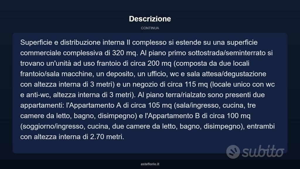 Immobile in asta di 320 m² a Gubbio - Altro