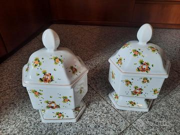 DUE ZUCCHERIERE VINTAGE PORCELLANA JUVANUM ORTONA