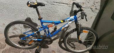 Bicicletta mountain bike btwin 24" ragazzi