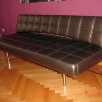 Divano Bonaldo Pierrot King in pelle colore bronzo