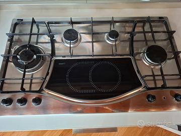 piano cottura 4 fuochi + elettrico