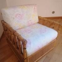 Poltrona in vimini vintage