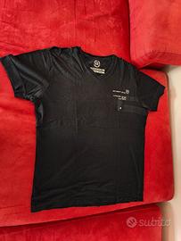 t-shirt nera urban ring XXL uomo