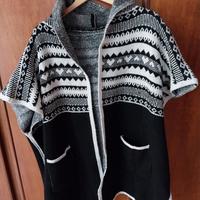 Poncho elegante unisex  taglia unica