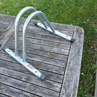 Stand Bici a Terra, Singolo, Zincato