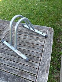 Stand Bici a Terra, Singolo, Zincato
