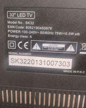 scheda per tv Sonoko 32