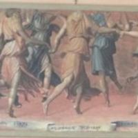 Quadro decorativo con figure danzanti