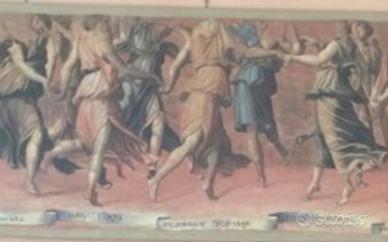 Quadro decorativo con figure danzanti